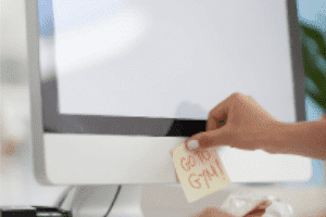 Escreva lembretes em notas com Indicator Sticky note
