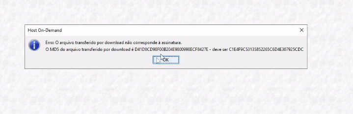 Corrigindo erro de instalação hodcivws - serpro
