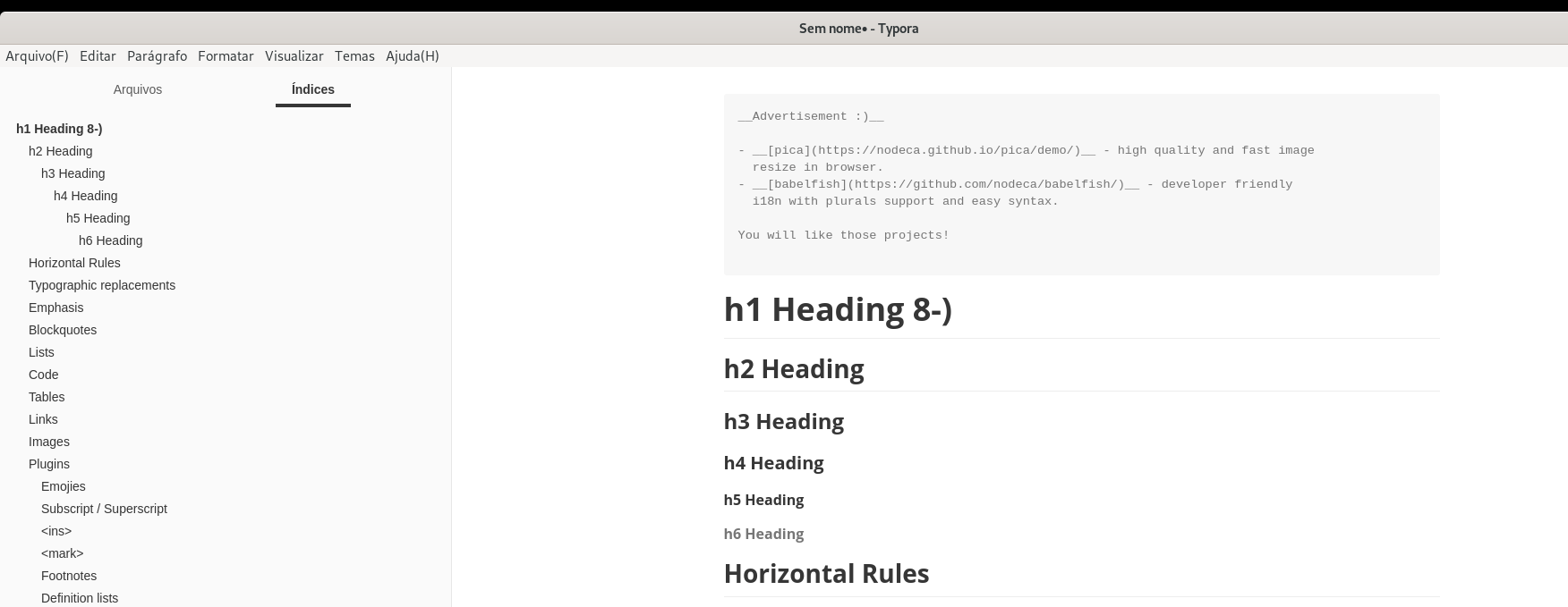 Instalando o Typora no Fedora